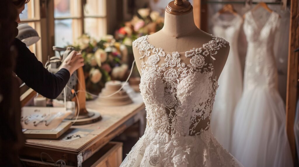 Wedding dress alterations